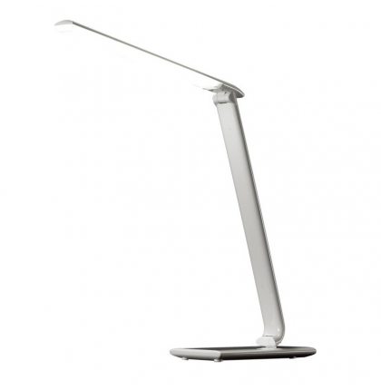 LED stmívatelná stolní lampa 12W, 700Lm, 2700 - 6000K, USB, bílá